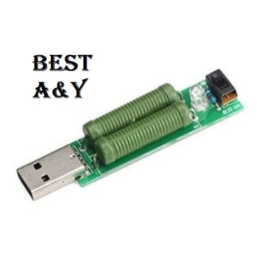 USB Drainer Dummy Load Resistor 1A 2A Tester Charger With Switch USB Doctor