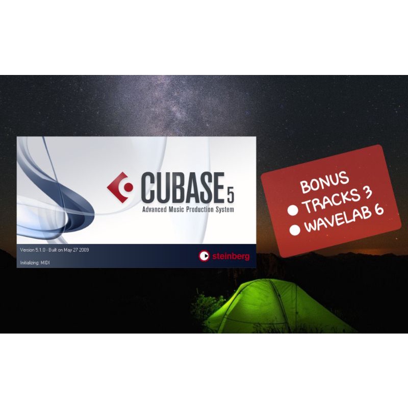 CUBASE 5 Bonus Wavelab 6 & Tracks 3