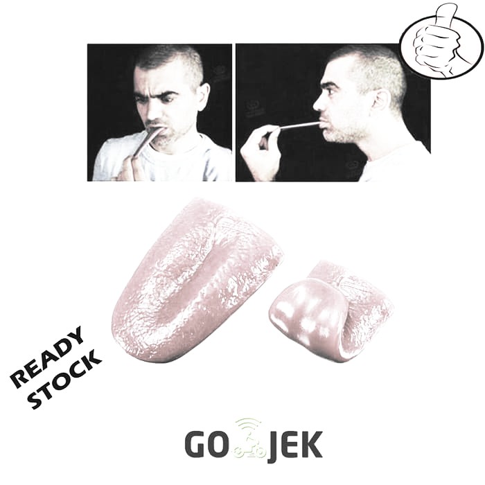 alat sulap lidah palsu lidah tusuk lidah mainan jakarta