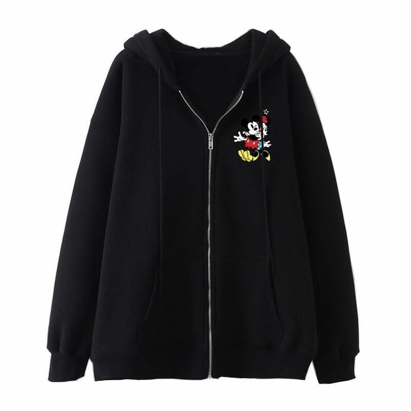 ZIPPER HOODIE WANITA SWEET MIKKY AND MINNY / ZIPPER HOODIE WANITA TEBAL