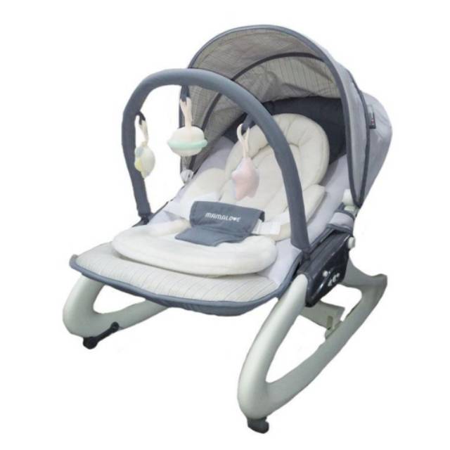 Bouncer Mamalove warna grey