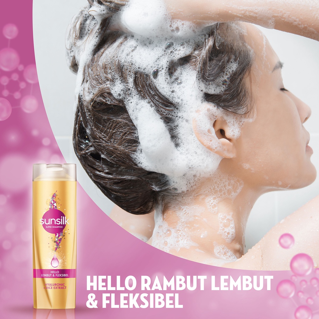 Sunsilk Super Shampoo Hello Lembut &amp; Fleksibel