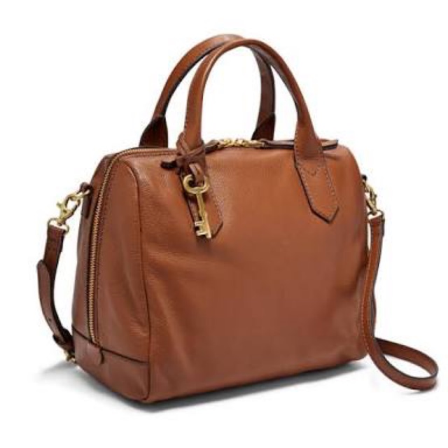 Fossil Fiona satchel brown