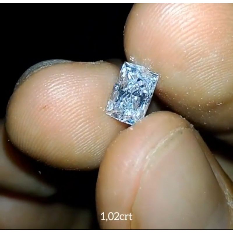 berlian putih natural bersetifikat berat 1 carat asli alam diamond batu mulia akik permata pria ruby