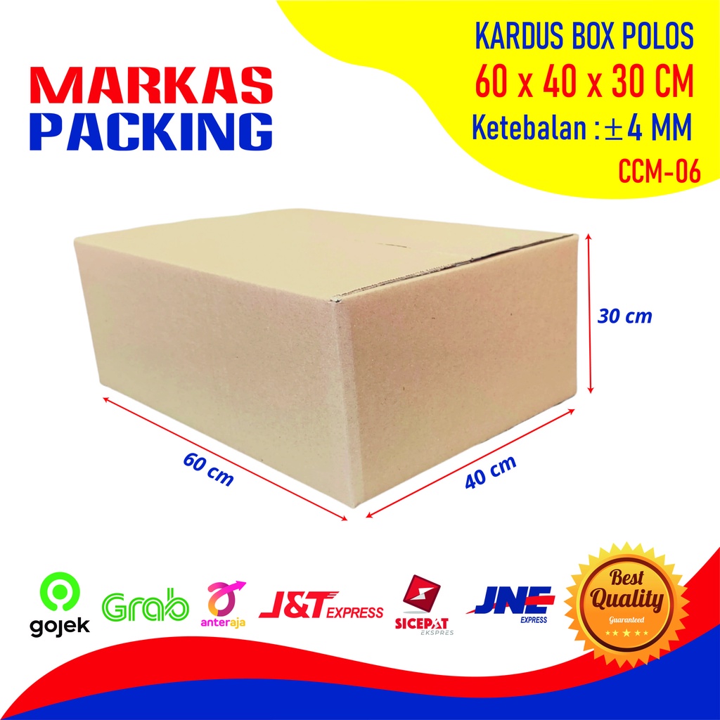 

Kardus Karton Box Besar 60x40x30 CM Dus Pindahan Jumbo Kokoh Tebal Polos