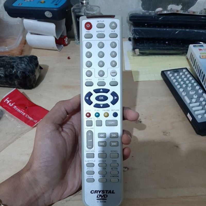 REMOTE REMOT DVD CRISTAL G SERIES ORIGINAL ASLI