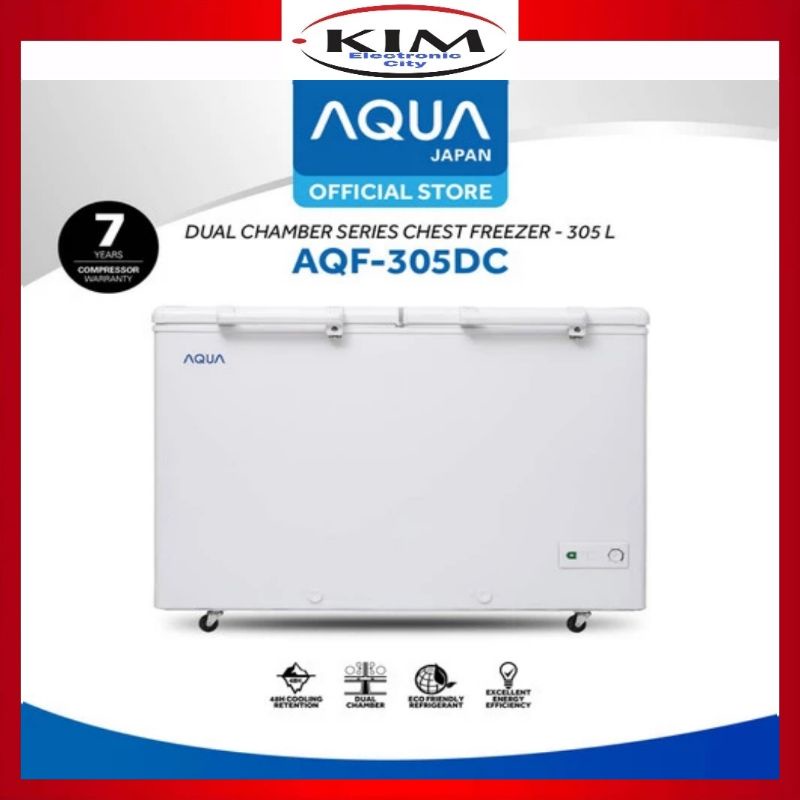 AQUA Japan Chest Freezer - 300 Liter - AQF-305DC GARANSI RESMI