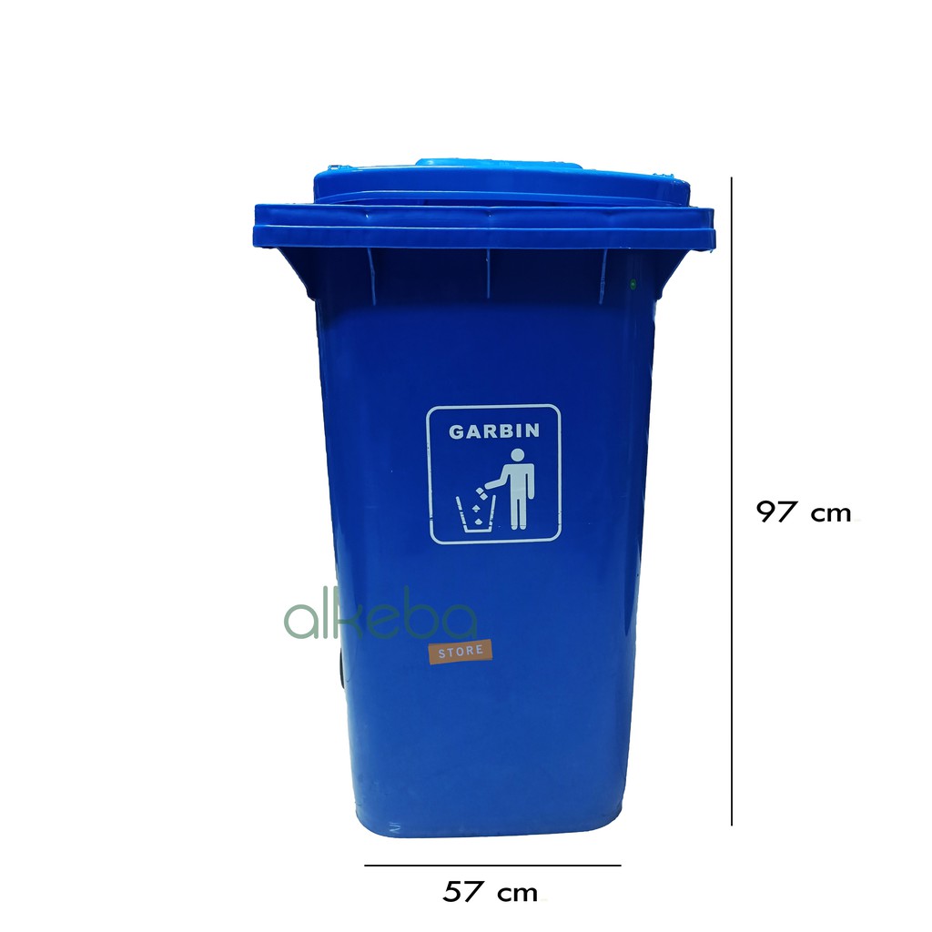 Tempat Sampah 240 ltr / Dust Bin 240 L Biru