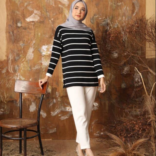 Stripes Cotton Sweater by Heaven lights