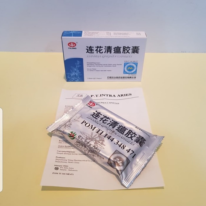 Lianhua Qingwen (BPOM TI 144 348 471 - PT. INTRA ARIES)