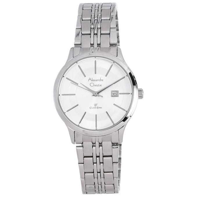Alexandre Christie AC 8348 LD BSSSL White Dial Stainless Steel barang ada
