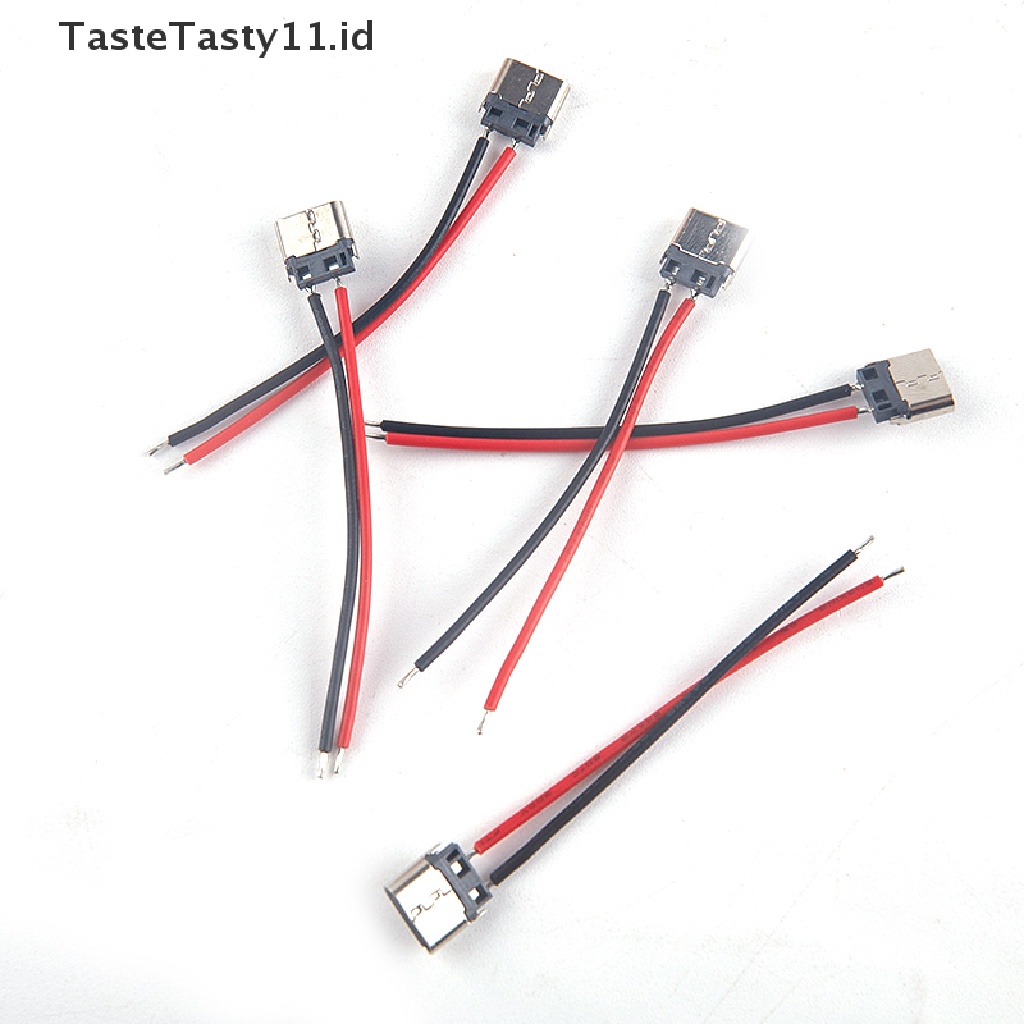 5 Pcs Kabel Konektor USB Tipe C 2P Untuk Pengisian Daya Ponsel