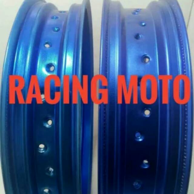 SEPASANG VELG TAPAK LEBAR RING 17X350-300 HOLE 36 BAHAN ALUMENIUM RIM