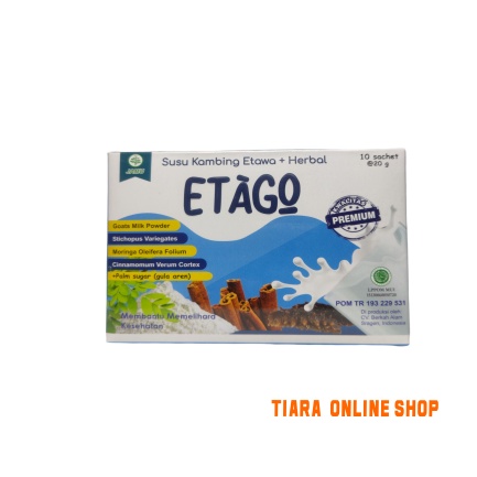 ETAGO Susu Kambing Etawa + Herbal Full Cream Isi 10 Sachet BPOM Original