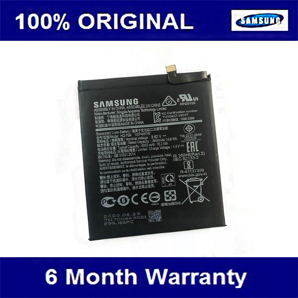 Baterai batere battery SAMSUNG  A11 / A115 HQ-70N Original100%