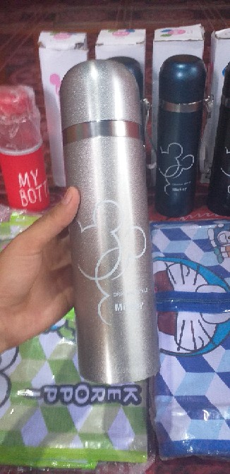 23 Mei 21/termos Air Panas Stainless Stell 500ml Karakter Mickey Mouse/termos Karakter/termos Miki