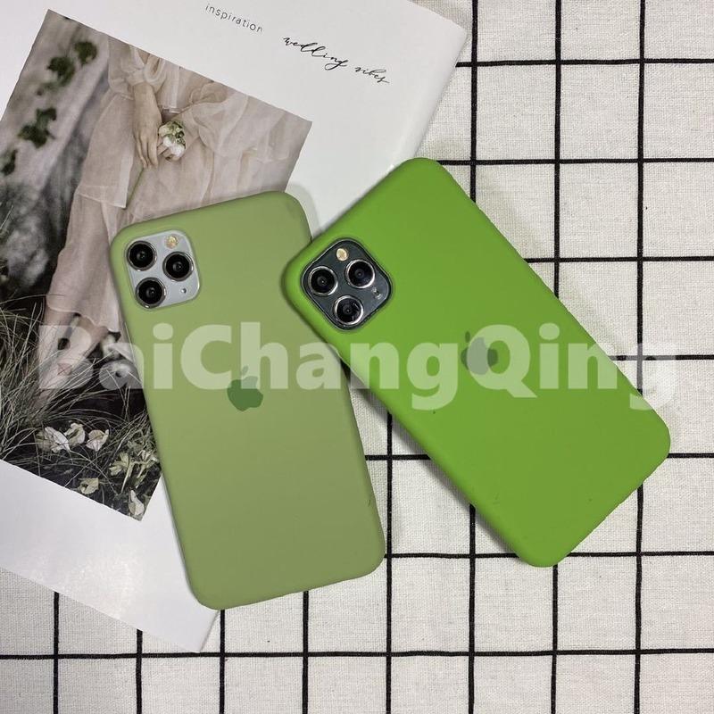 Case Bahan Silikon Warna Permen Hijau Mint Untuk Iphone 11 6 7 8 Plus 5 X Xr Max