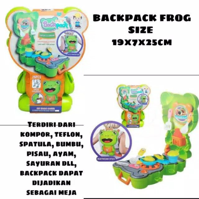 TAS PAT BACK PACK KARAKTER LUCU