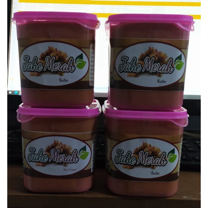 Bubuk Jahe Merah Instan Siap Saji 100% Asli Tanpa Ampas, Rasa Jahe Hangat Enak Ditenggorokan