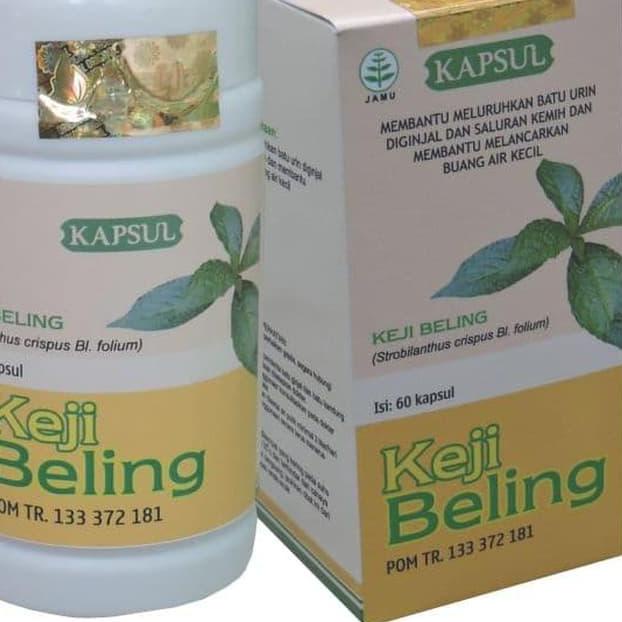 

Original Keji beling 60 Kapsul Herbal Penghanjur batu ginjal 