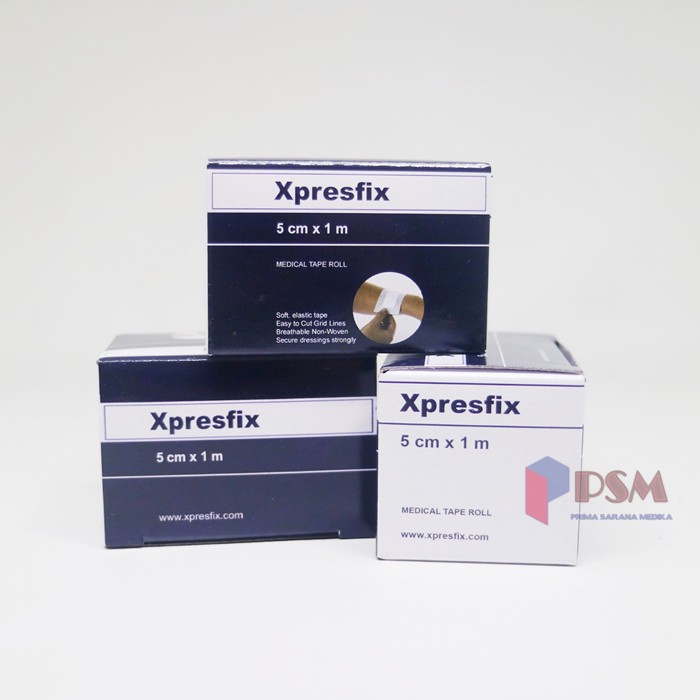 Xpresfix 5cm x 1m Gidcare / Plester Luka Sejenis Ultrafix Hypafix 5x1