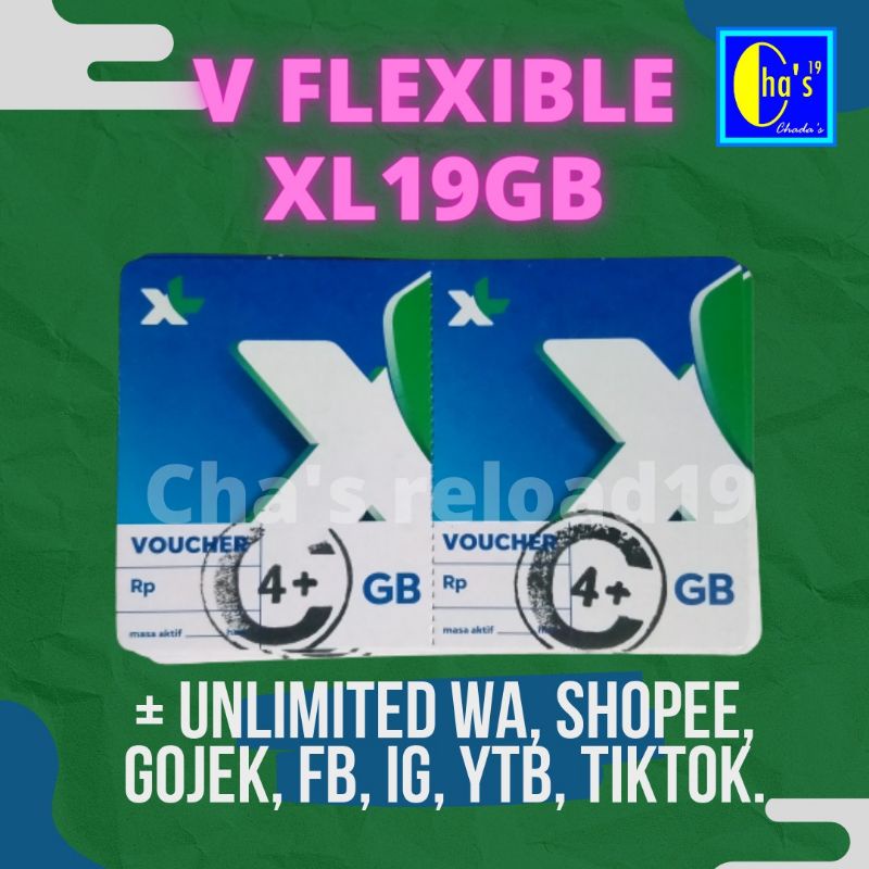 VOUCHER XL FLEKSIBEL 19GB 30HARI