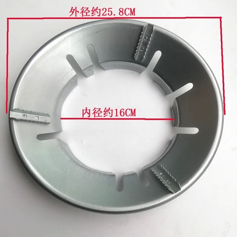 TATAKAN KOMPOR / NAMPAN DUDUKAN KOMPOR GAS / ALAS KOMPOR GAS STAINLESS STEEL MODEL BULAT