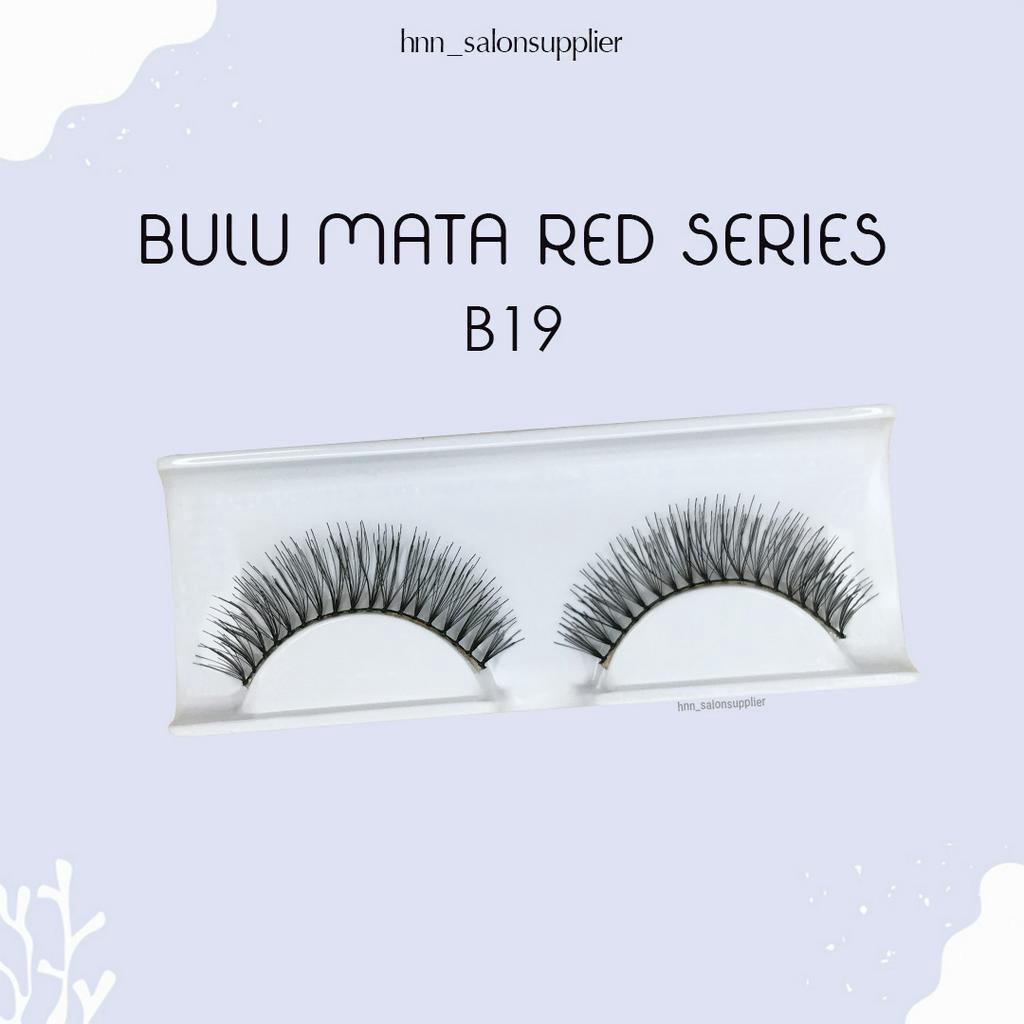 B19 Bulu Mata Palsu Handmade Fake Eyelash Eye Lashes Lash Artifivial Belle Eyelashes
