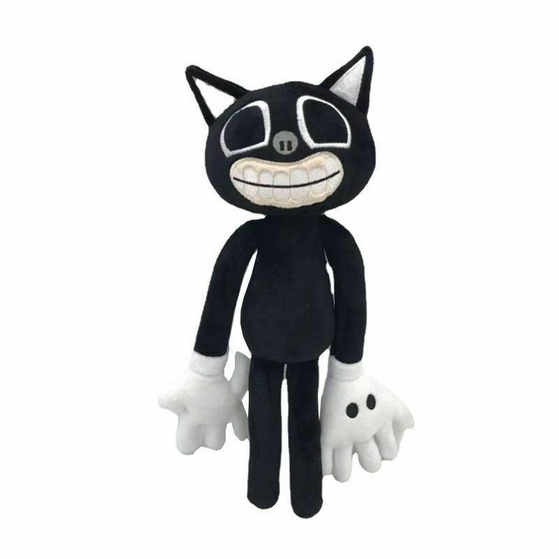 Cartoon Siren Head Horror Black Dog Plush Stuffed Doll Kids Xmas Toy Gift