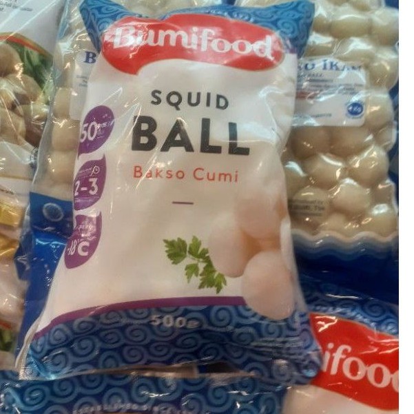 

bumi food sqiud ball 500g