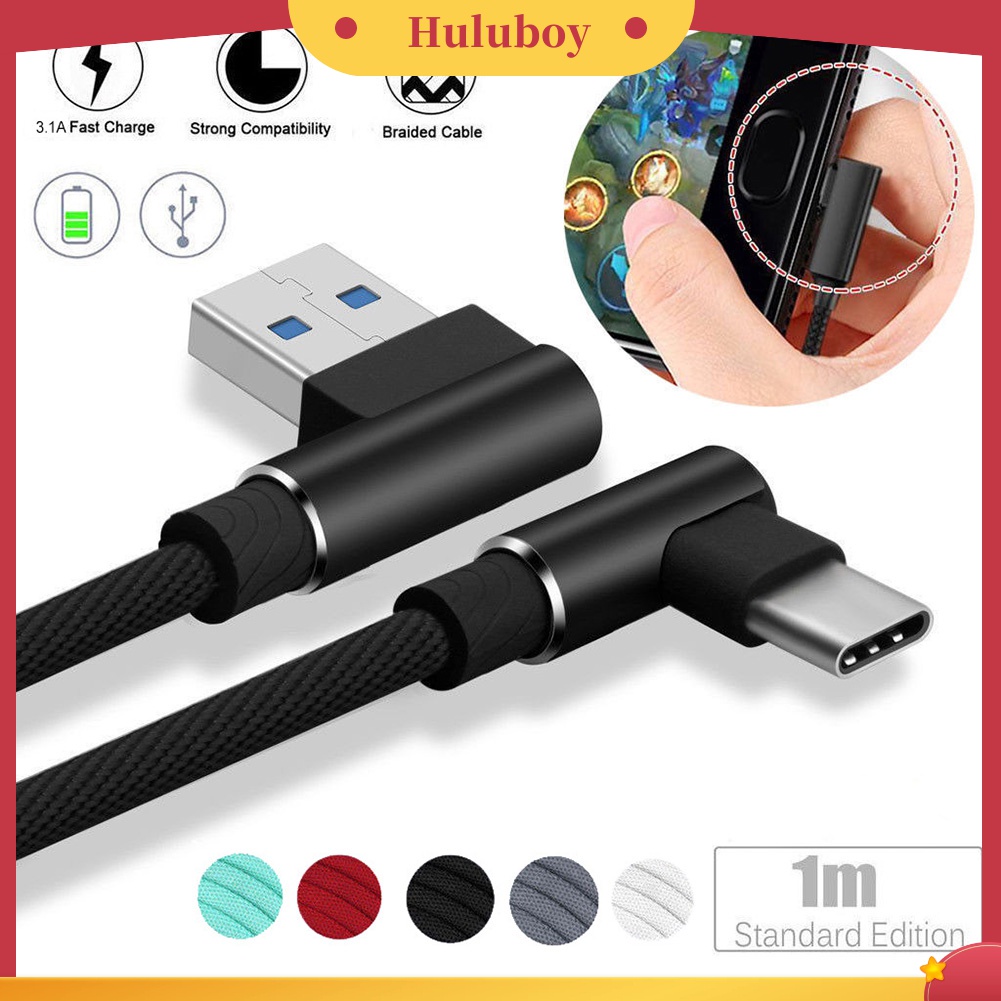 Kabel Data Transfer Fast Charging Micro USB Tipe C 3.1A Bahan Nilon Untuk iPhone