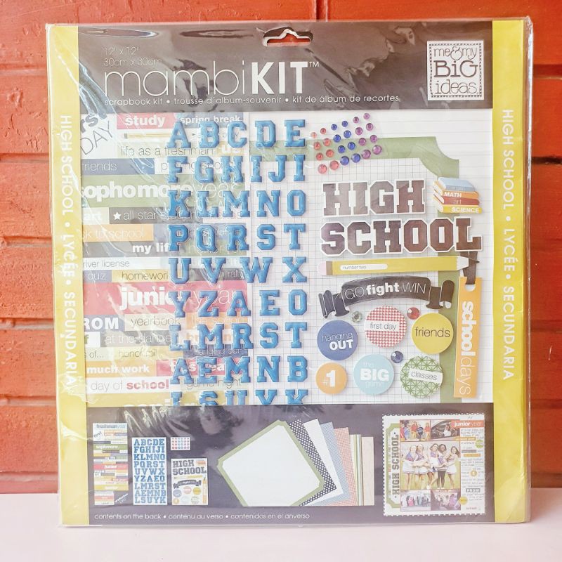 

Mambi Kit Scrapbook High School 12x12