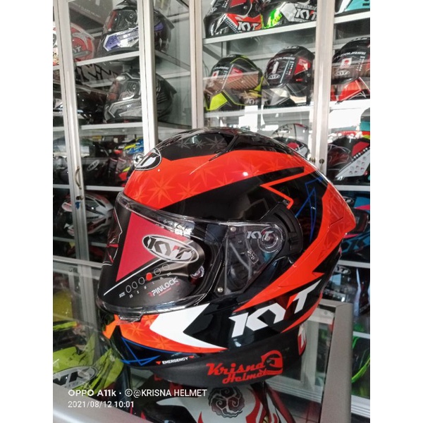 Helm Full Face KYT NFR AUGUSTO FERNANDEZ REPLICA