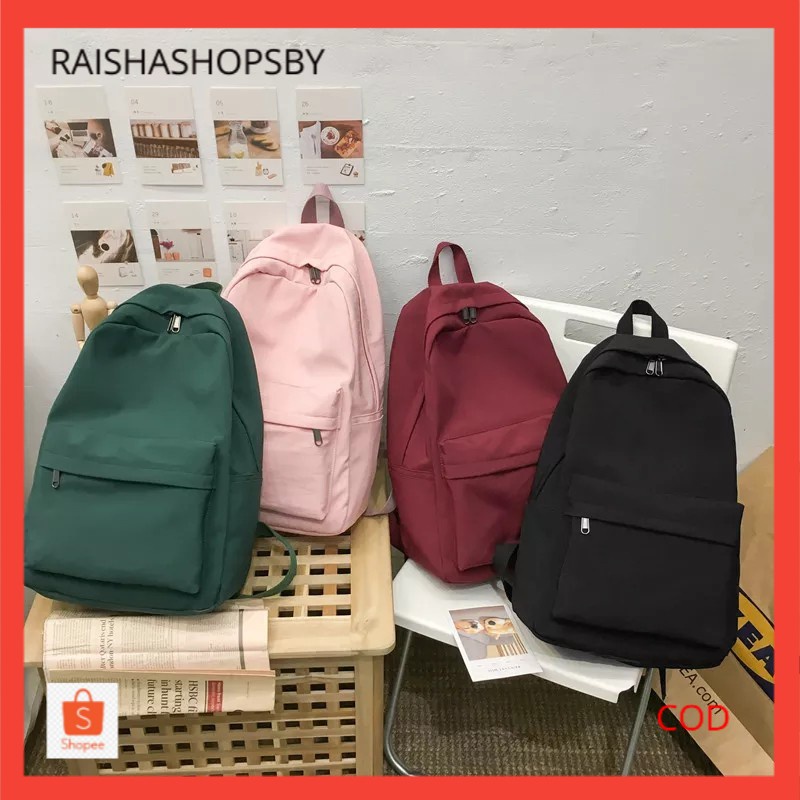 DT_123 Tas Ransel Sekolah Laptop Pria/Wanita Tas Punggung Backpack Tas Sekolah SD SMP SMA SMK KULIAH