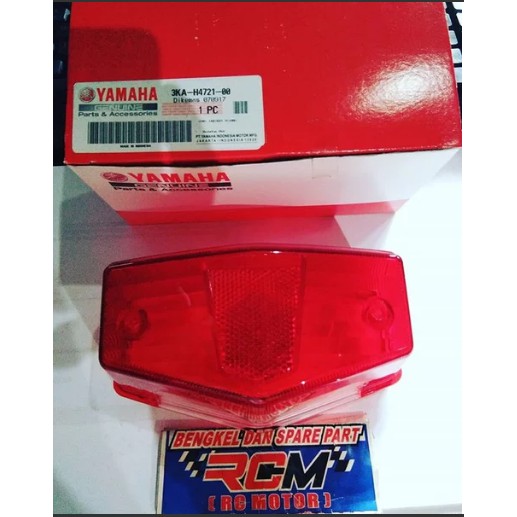 MIKA LAMPU STOP BELAKANG MERAH RXKING RX KING RXK ORI ORIGINAL YAMAHA YGP ASLI 3KA-H4721-00