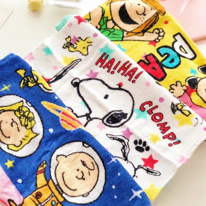 Handuk Face Towel Snoopy  Pompompurin My Melody Hello Kitty Sanrio