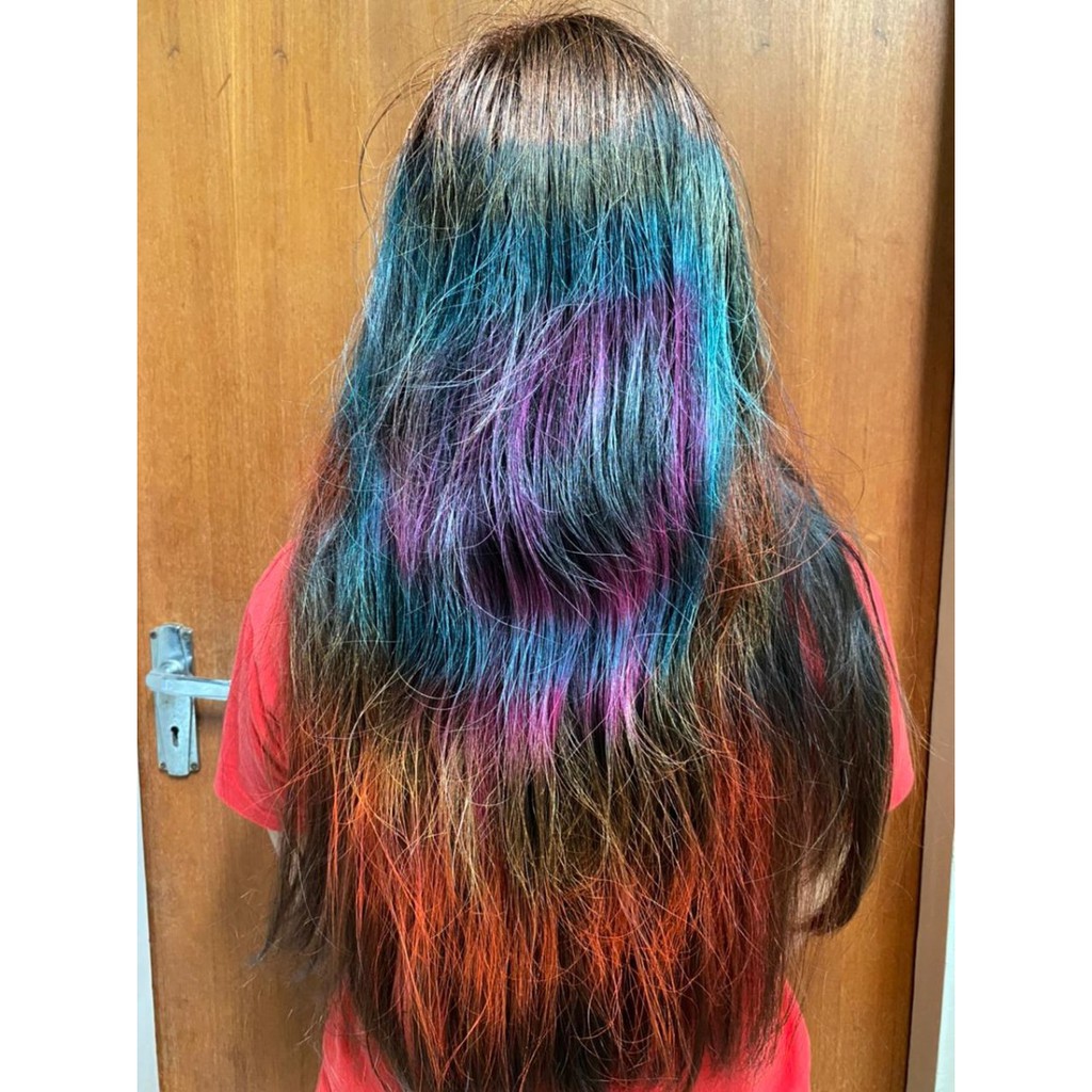 ❤ BELIA ❤ Salsa Instant Mermaid Hair Color Spray 80ml ✔️BPOM cat rambut semprot non permanen