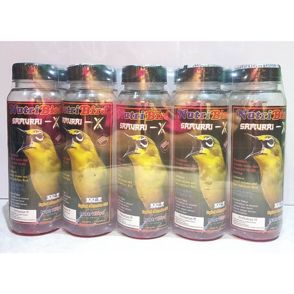 1 Pack NUTRIBIRD SAMURAI-X isi (10 pcs)