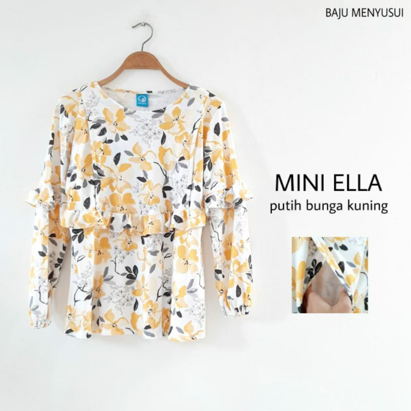 MAMIGAYA Nursing Wear MINI ELLA Baju Kaos Menyusui Baju ASI