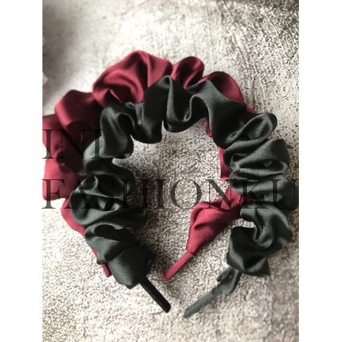 ( BISA COD ) BANDO AWAN BANDO SCRUNCHIE BANDO RUFFLE SATIN HEADBAND KOREA KEKINIAN PREMIUM TERMURAH BEST SELLER | BISA COD SELURUH INDONESIA