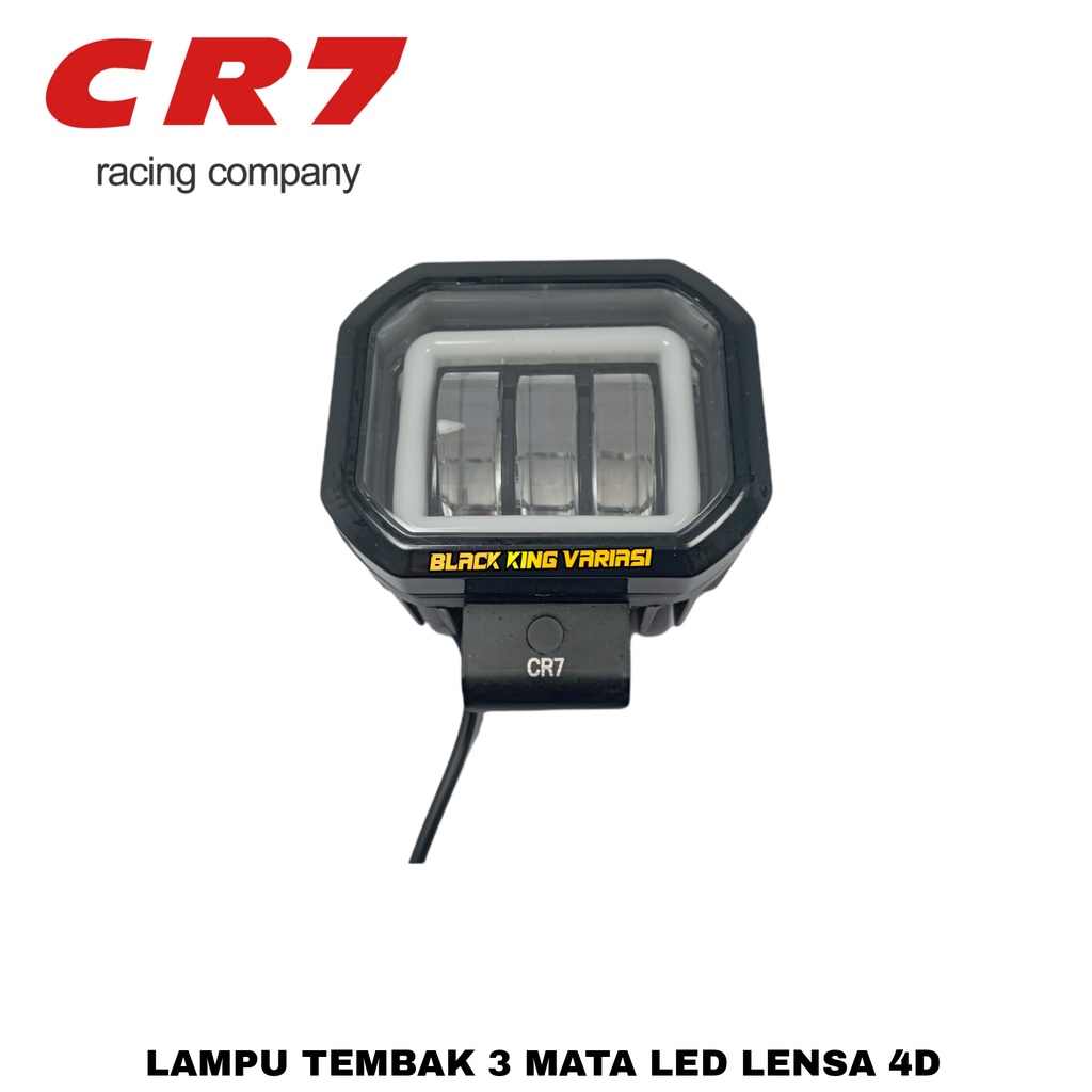 Lampu Tembak LED Cwl Daymaker 3 Mata K30 Kotak Lampu Tembak Sorot Daymaker 3 Lensa Model Kotak