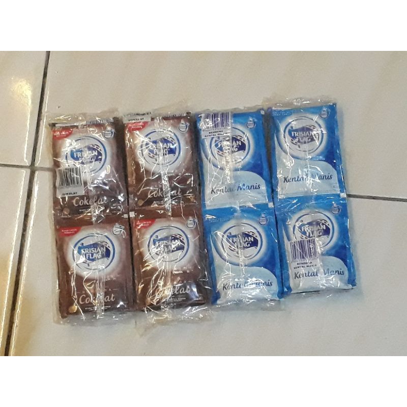 

Susu kental manis frisian flag, indomilk, cap enak