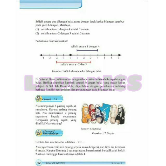 Buku Matematika Kelas 7 SMP Kelas 1 Kurikulum 2013 Revisi 2017-2018  Kurikulum 2013 Kurtilas-4