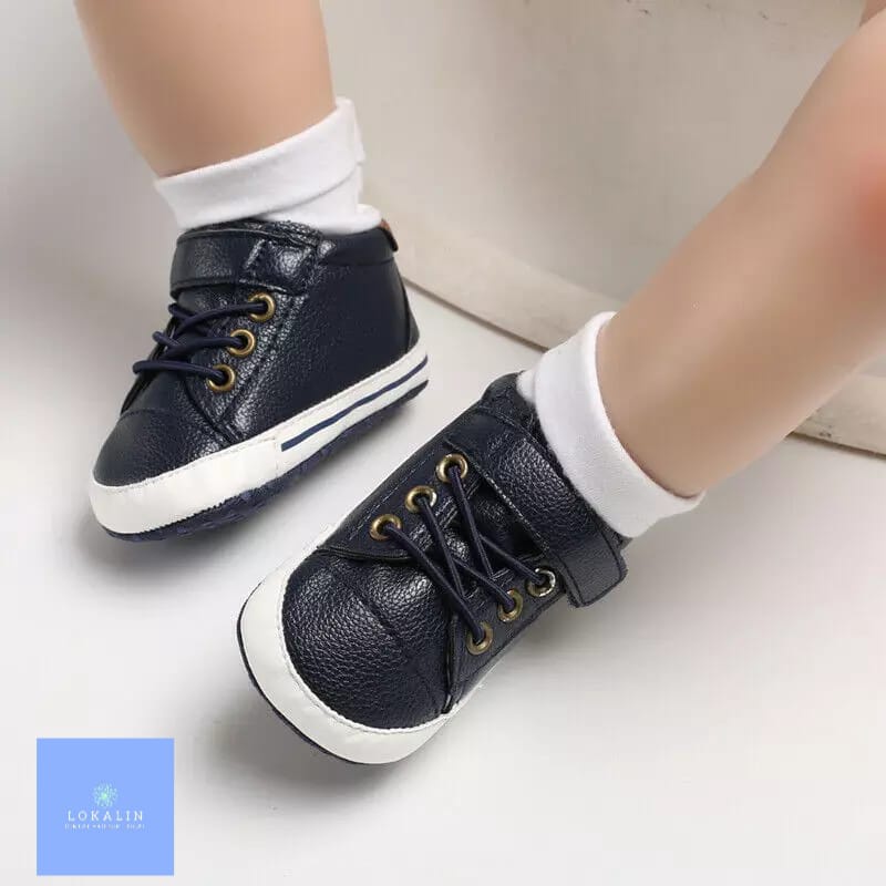 Sepatu Bayi Laki-Laki Boots Leather-Baby Shoes 0-14 Bulan