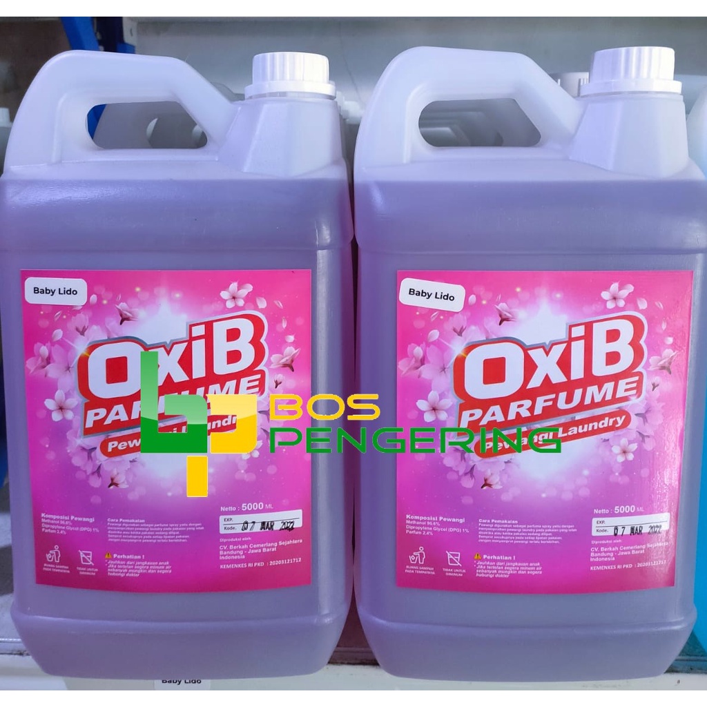 Pewangi Pakaian Laundry OxiB Parfum Aroma Baby Lido 5 Liter Lembut Awet