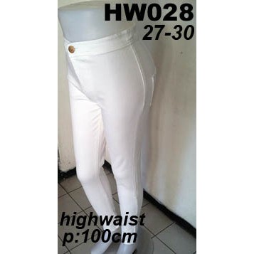 Jegging Highwaist Putih White