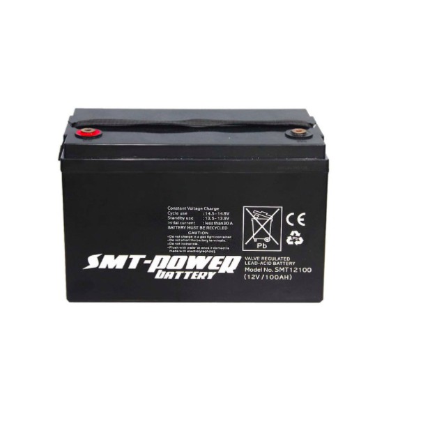 SMT BATTERY DEEP CYCLE SOLAR PANEL 12V 100AH AKI VRLA not voz kayaba