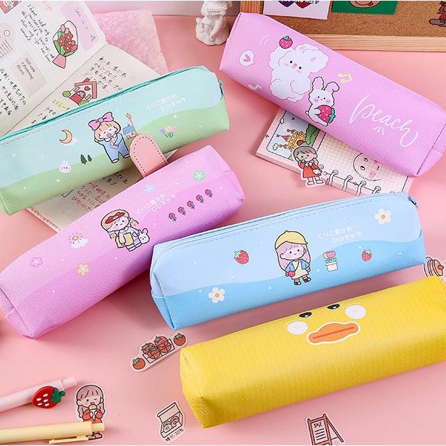 

KOTAK PENSIL MOTIF KARTUN LUCU UNIK / TEMPAT ALAT TULIS LUCU