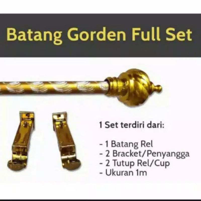 batang gorden +accesoriesnya