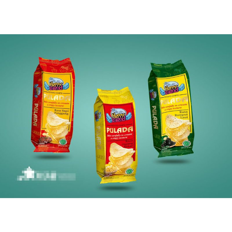 

TERMURAH PULADA POTATO CHIPS 10pcs